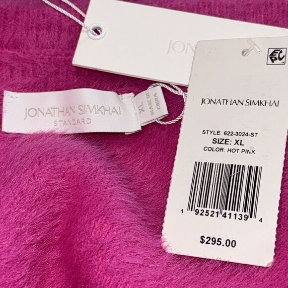 NWT SIMKHAI  Paytra Fuzzy Mini Skirt - Hot Pink XL Revolve - Picture 11 of 12